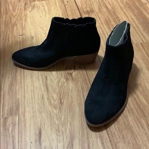 Black ankle boots